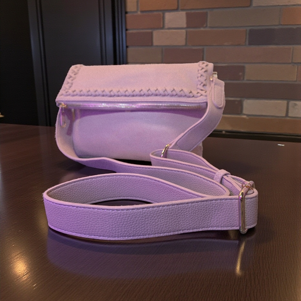 SALE!! Soft Pink Leather Go Anywhere Crossbody Bag by Isabelle